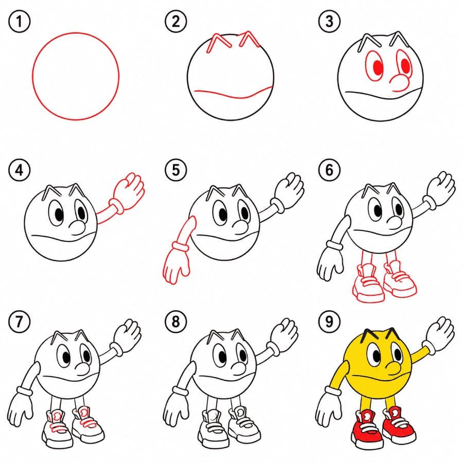 Pac-Man dessin