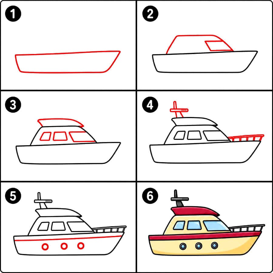 Yacht gratuit dessin