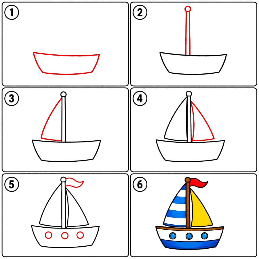 Yacht imprimer dessin