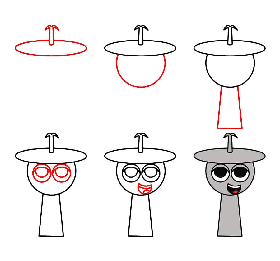 Clukr Sprunki Incredibox qui rit dessin