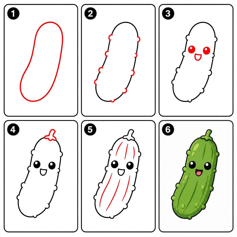 Cornichon adorable dessin