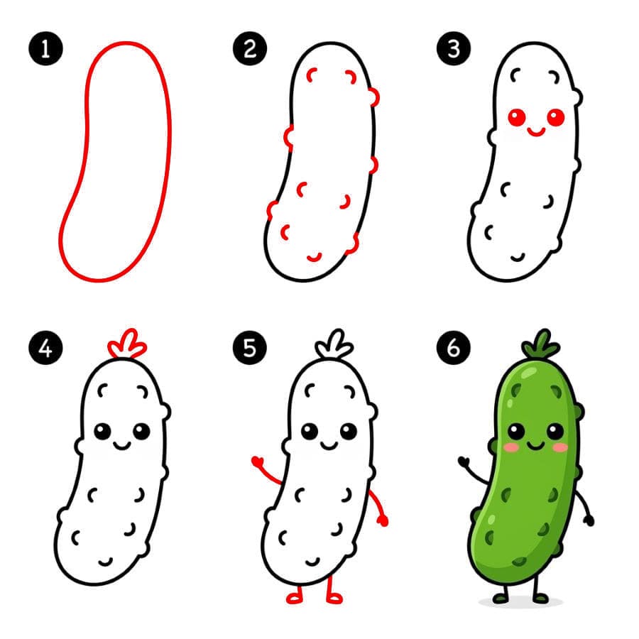 Cornichon mignon dessin