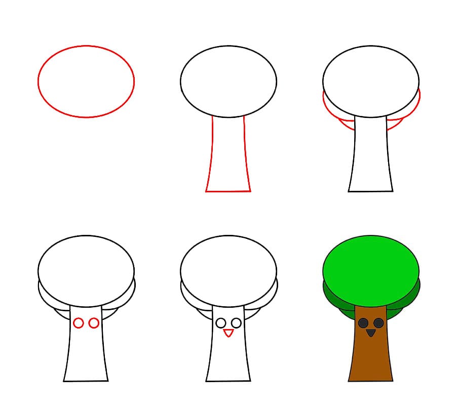 Mr Tree Sprunki Incredibox facile dessin