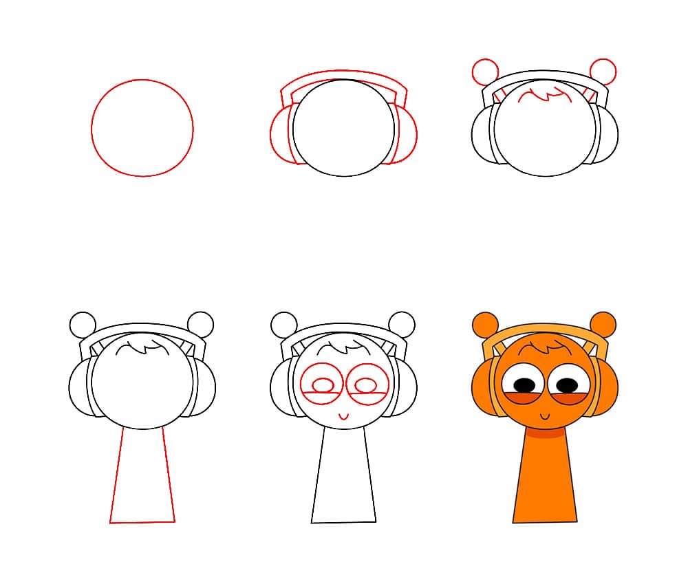 Oren Sprunki Incredibox mignon dessin