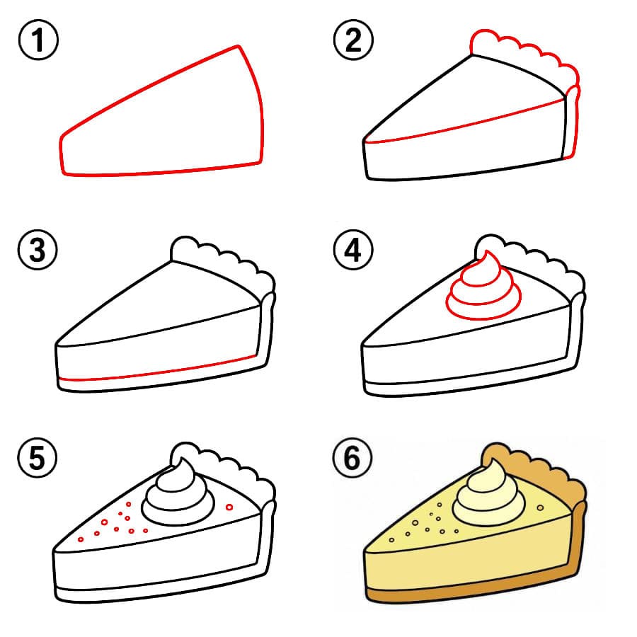 Tarte au citron dessin