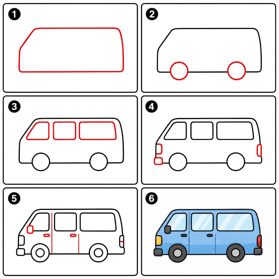 Van gratuit dessin